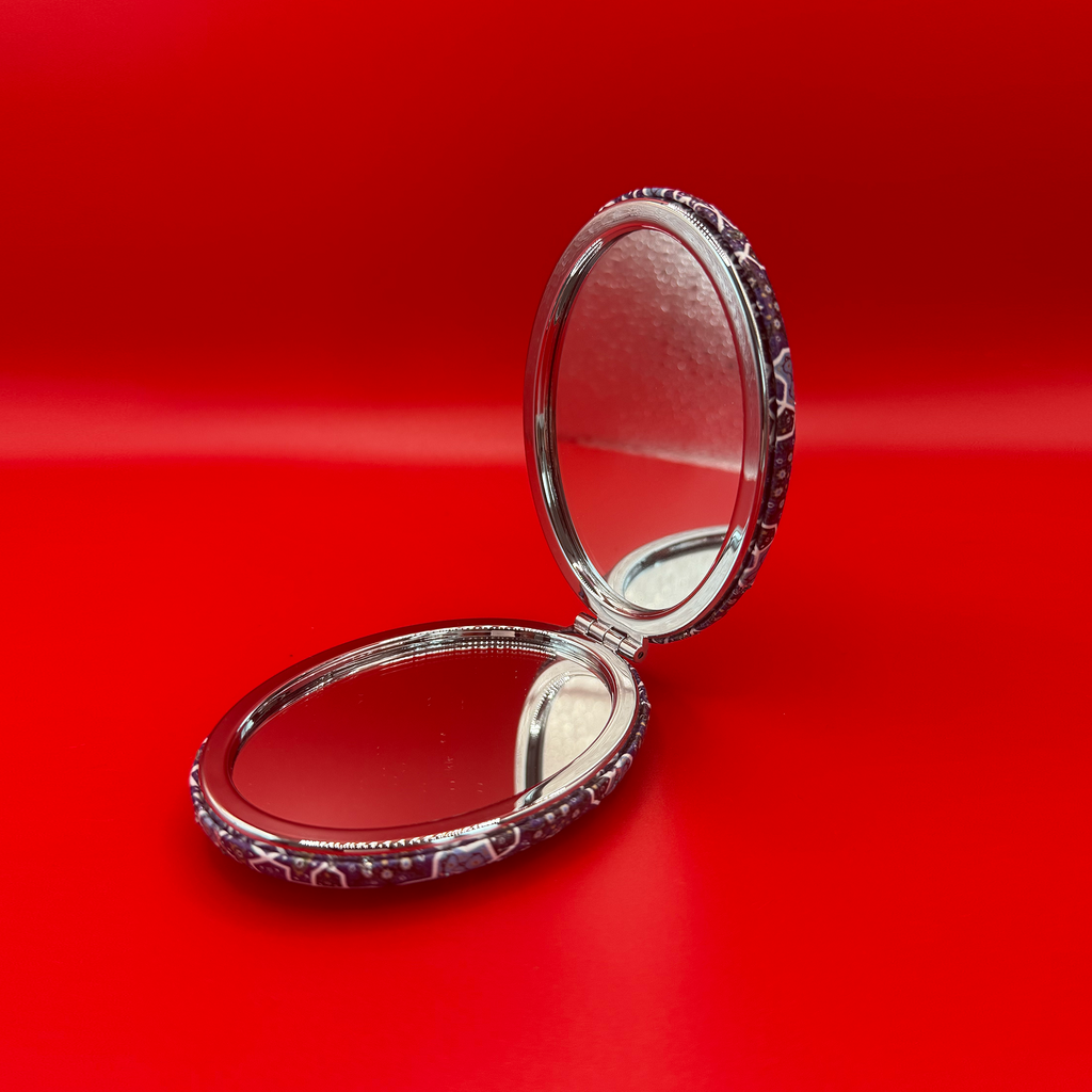 Moroccan Zellige Oval Mirror - Design 01