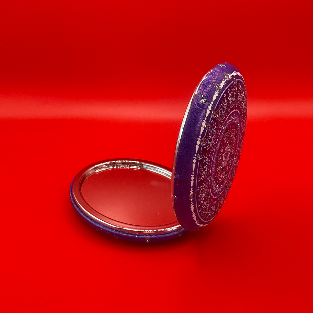 Moroccan Zellige Oval Mirror - Design 02