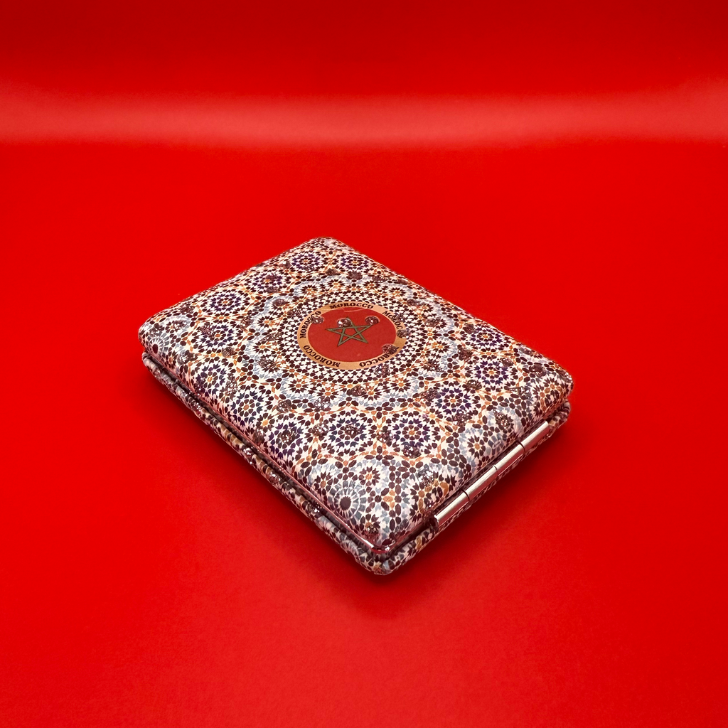 Moroccan Zellige Rectangle Mirror - Design 01