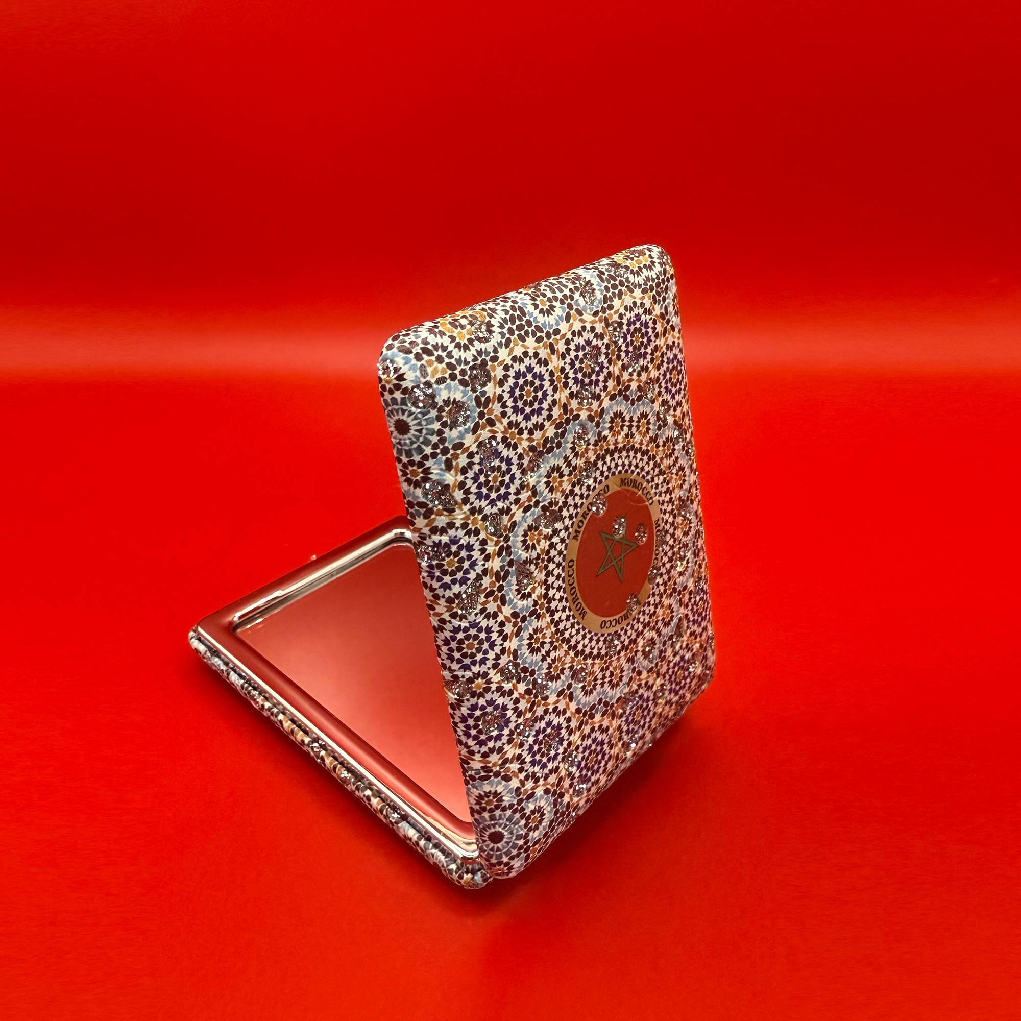 Moroccan Zellige Rectangle Mirror - Design 01