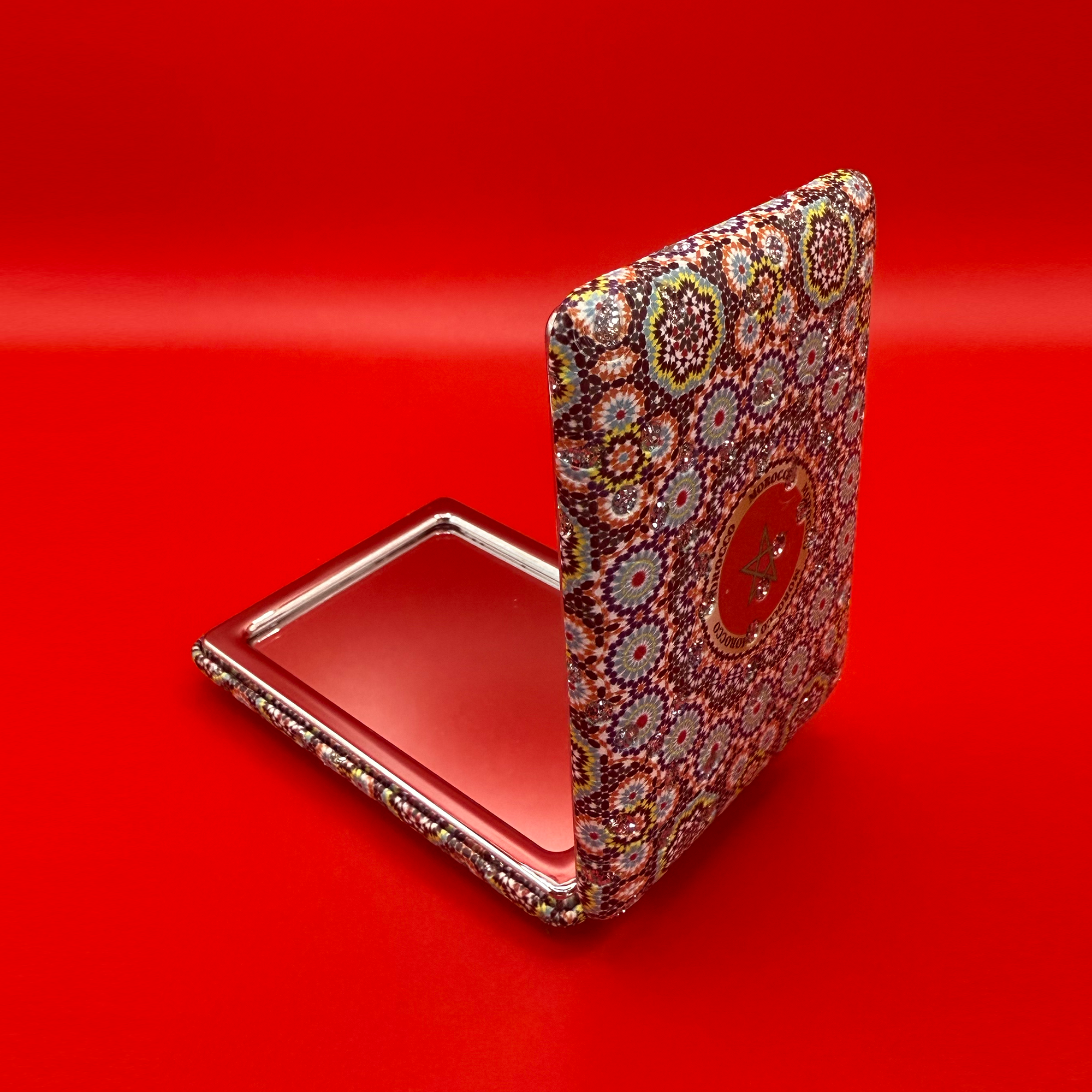 Moroccan Zellige Rectangle Mirror - Design 02