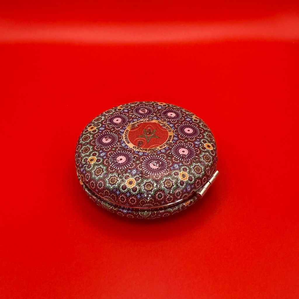 Moroccan Zellige Rounded Mirror - Design 02