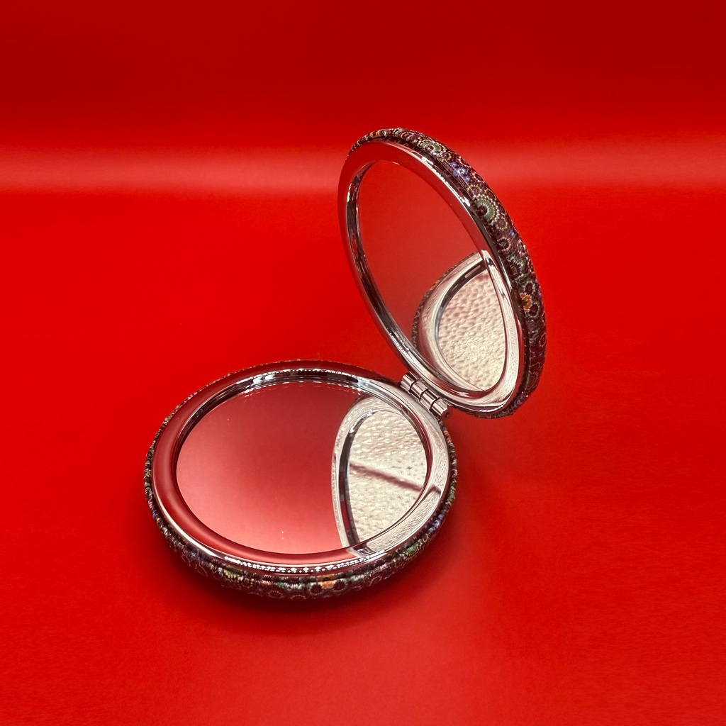 Moroccan Zellige Rounded Mirror - Design 02