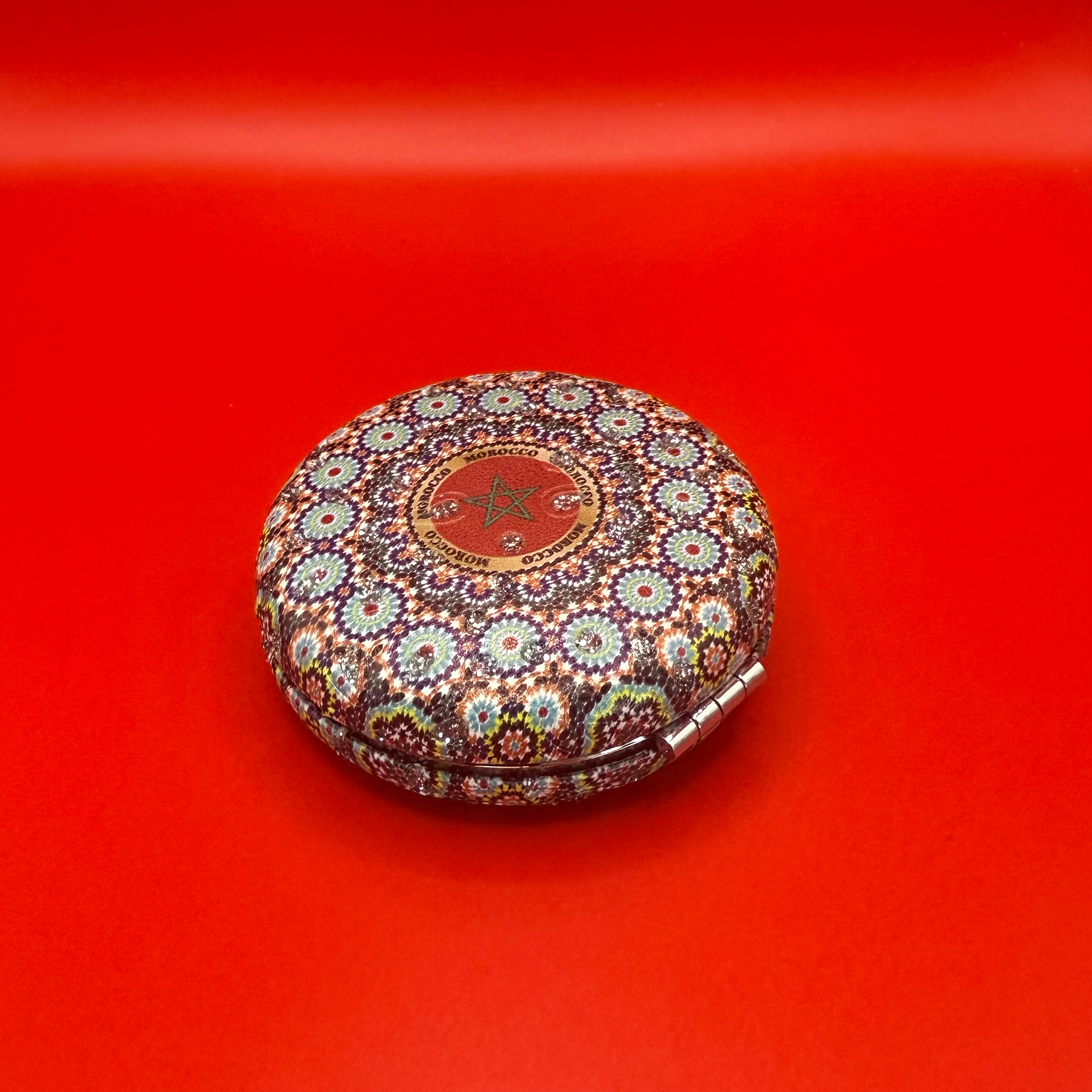 Moroccan Zellige Rounded Mirror - Design 03