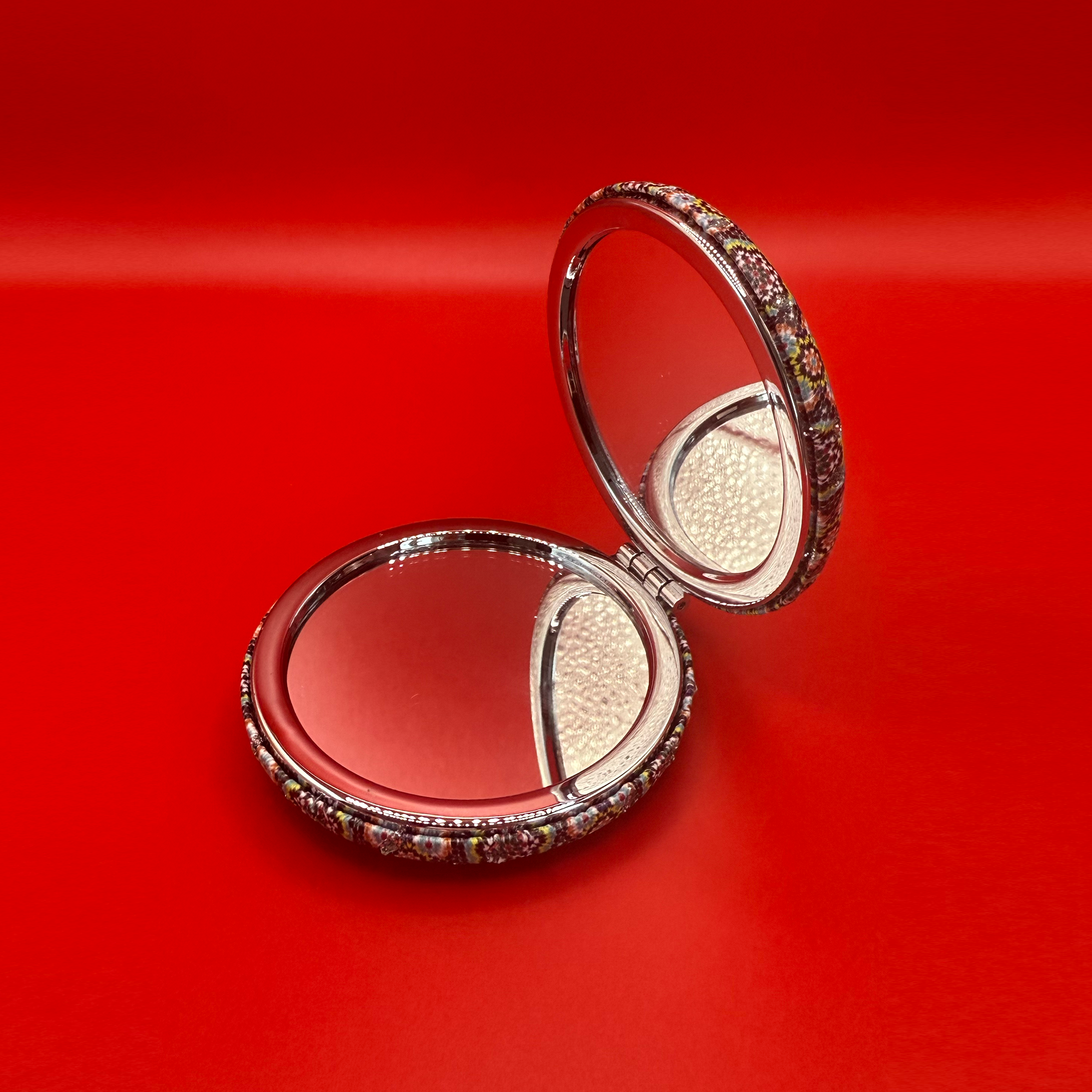 Moroccan Zellige Rounded Mirror - Design 03