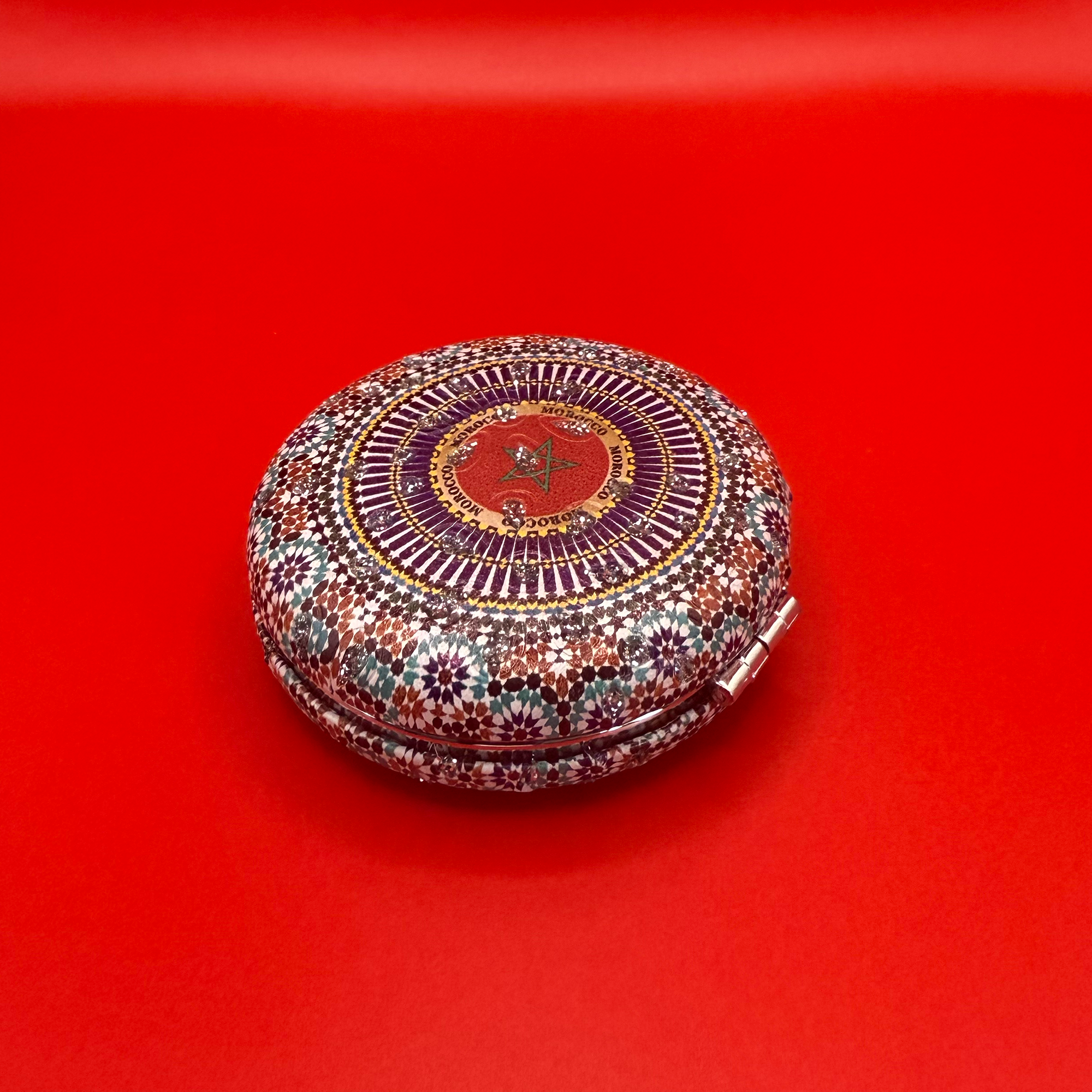 Moroccan Zellige Rounded Mirror - Design 04