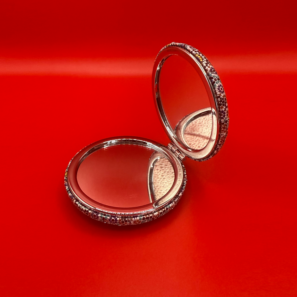 Moroccan Zellige Rounded Mirror - Design 04