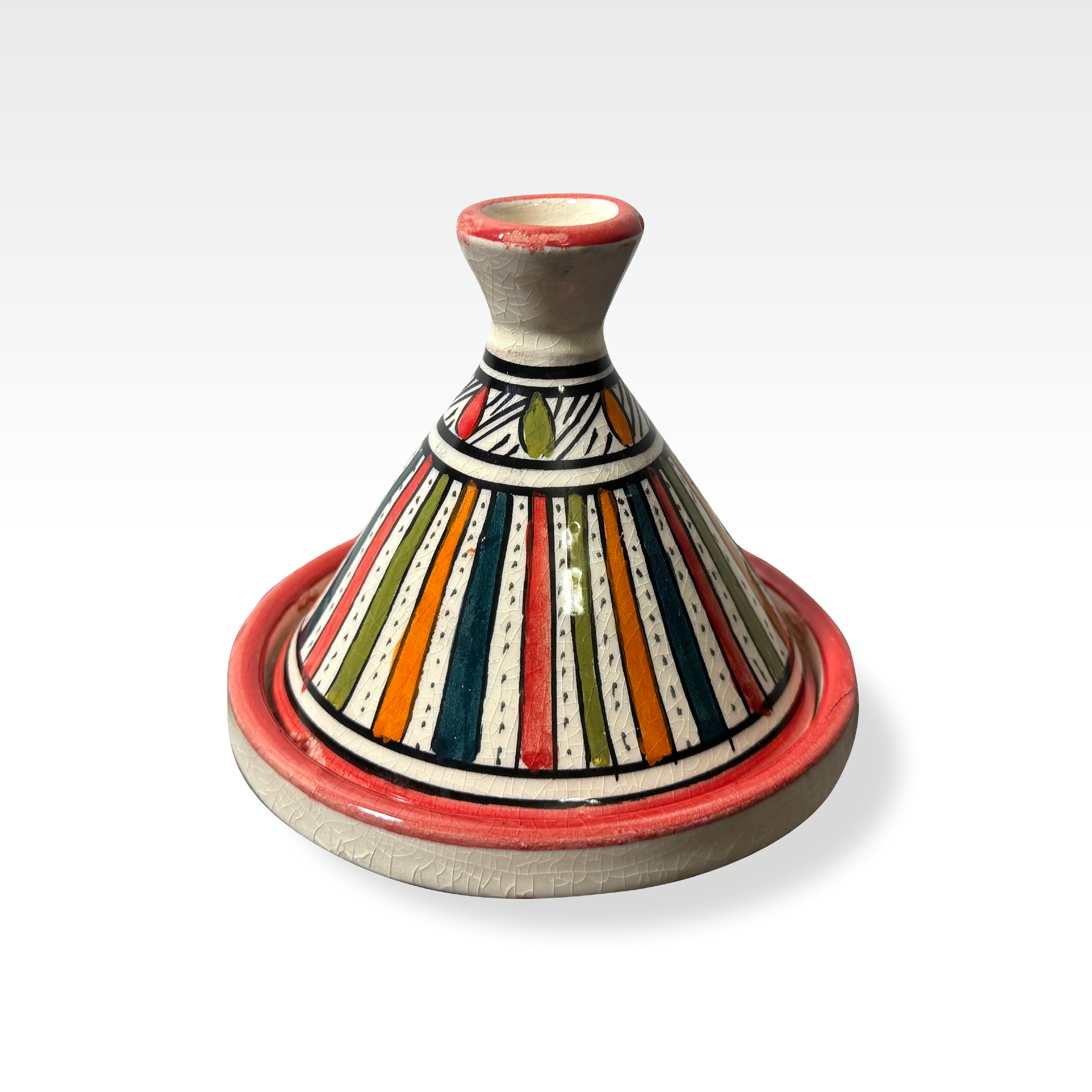 Tajine Design Orange Blue Green